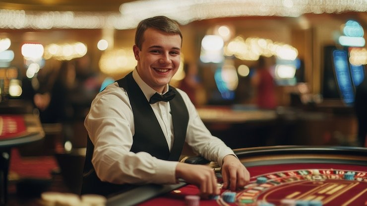 totoslot4d login game lobby showing Book of Dead alongside live blackjack, roulette, Liga 1 betting, and esports markets